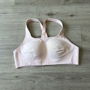 Athleta light pink sports bra 38B